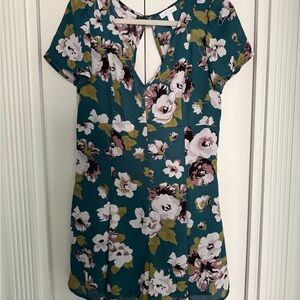Leith Floral Cap Sleeve Romper
